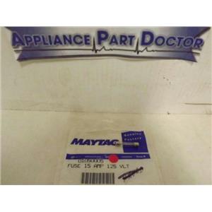 MAYTAG WHIRLPOOL Stove Microwave 01050005 FUSE 15 AMP 125 VOLT NEW OEM Part