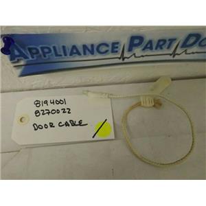 KENMORE KITCHEN AID DISHWASHER 8194001 8270022 DOOR CABLE USED