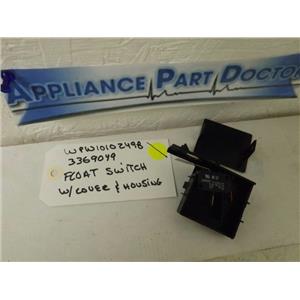KENMORE DISHWASHER  W10102498  3369049 FLOAT SWITCH W/COVER & HOUSING USED