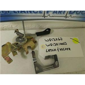 KENMORE GENERAL ELECTRIC DISHWASHER WD13X67 WD13X10003 LATCH & KEEPER USED