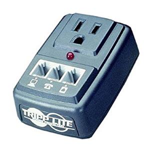 Tripp Lite SMP Notebook Computer and Phone-Line Surge Suppressor wall mount
