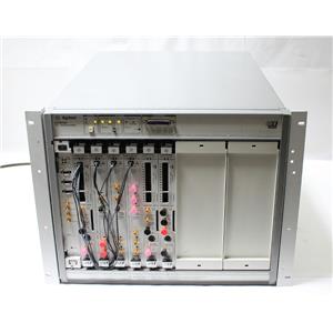 HP/Agilent E8403A VXI Mainframe w E8491B Firewire 3x E4805B Clock 3x E4861A Data