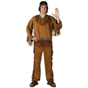 Fun World Men's Native American Adult Costume Indian Thanksgiving