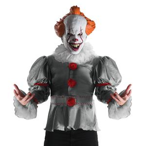 IT the Movie 2017 Version Deluxe Pennywise Clown Adult Costume with Mask STD
