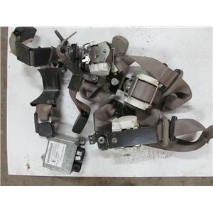 2008-2010 FORD F350 LARIAT REAR SEAT BELTS WITH RESTRAINT MODULE (STONE COLOR )