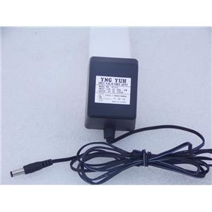 Yng Yuh YP-012 120V AC ADAPTER 9VDC 500mA Power Supply Used