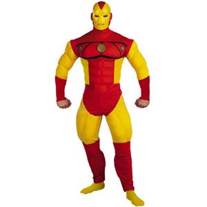 Iron Man Deluxe Muscle Chest Comic Book Adult Costume