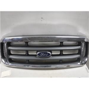 1999 - 2003 FORD F350 F250 7.3 DIESEL CHROME GRILL **EXC CONDITION** OEM