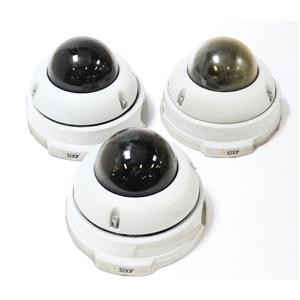 Lot of 3 Axis Communication 225FD IP Network PoE Security Surveillance Cameras