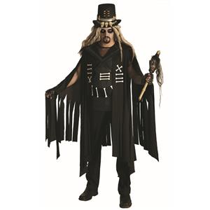Black and White Voodoo Charmer King Gothic Costume Standard