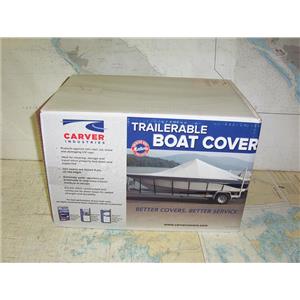 Boaters’ Resale Shop of TX 1907 2744.01 CARVER 71113P GRAY 17.5 FT BOAT COVER
