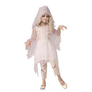 Ghostly Spirit White Dress Girls Costume Large 12-14