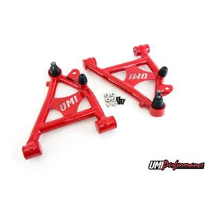 UMI Performance 82-92 Camaro Front Lower A-arms, Polyurethane, Coilover Specific