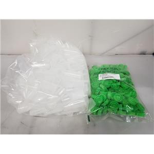 Evergreen Scientific 240-5420-G8K Polypropylene Pap Jars w/ Green Caps-Lot of 4