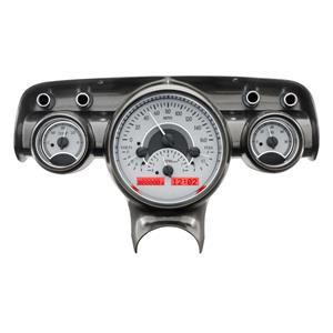 1957 Chevy Car VHX System, Silver Face - Red Display