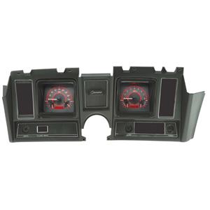 1969 Chevy Camaro VHX System Carbon Fiber Style Face - Red Display