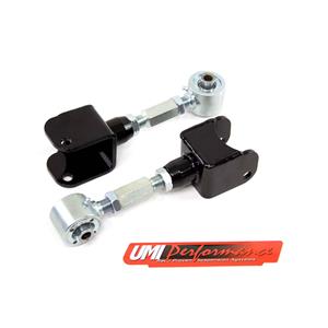 UMI Performance 1019-B Mustang UMI Performance Upper Rear Control Arms w/ Roto Joints - Black