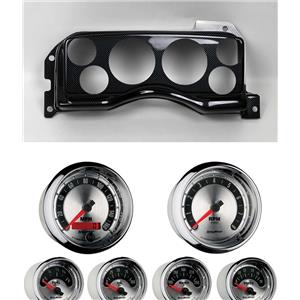 90-93 Mustang Carbon Dash Carrier w/ Auto Meter American Muscle Gauges