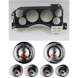 87-89 Mustang Carbon Dash Carrier w/ Auto Meter American Muscle Gauges