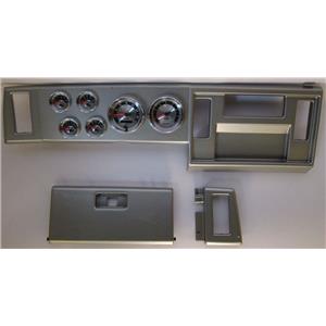 82-86 S10 Pickup Silver Dash Carrier w/Auto Meter American Mucle Gauges