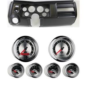 69 Chevelle Black Dash Carrier w/ Auto Meter 3-3/8" American Muscle Gauges