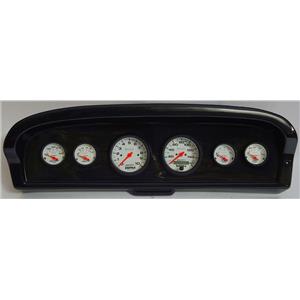 61-66 Ford Truck Carbon Dash Carrier w/Auto Meter Phantom Electric Gauges