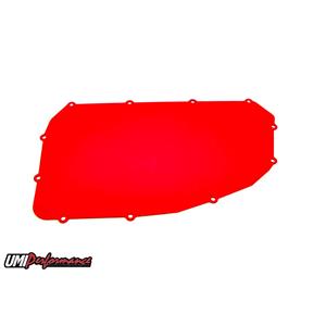 UMI Performance 78-88 Regal G-Body AC/Heater Box Delete Panel Red Powdercoat