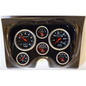 67 68 Firebird Carbon Dash Carrier w/Auto Meter Sport Comp Mechanical Gauges