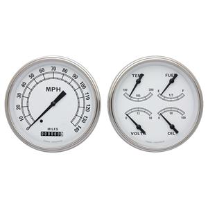 1947-1953 Chevy GM Pick-Up Direct Fit Gauge Classic White CT47CW52