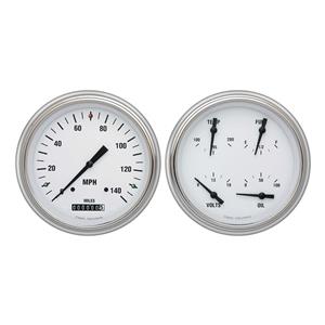 1951-1952 Chevrolet Chevy Direct Fit Gauge White Hot CH51WH52