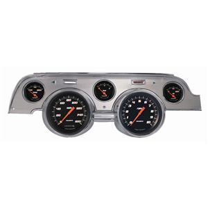 1967-1968 Ford Mustang Direct Fit Gauge Velocity Black MU67VSBBA