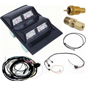 OER 1968 Camaro Console Gauges w/ Wiring Install Kit AT FS