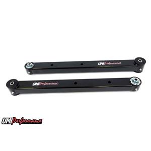 UMI Performance 4041-B GM A-Body UMI Boxed Lower Control Arms Poly/Roto Joint Pair - Black