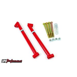 UMI Performance 4029-R GM A-Body UMI Performance Control Arm Reinforcements Frame Braces - Red
