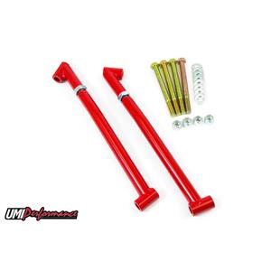 UMI Performance 68-72 GM A-Body Control Arm Reinforcements Frame Braces Red