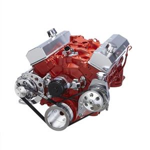 CVF Racing Chevy Small Block Serpentine Conversion - Power Steering, Electric Water Pump