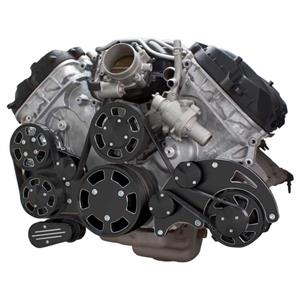 Black Diamond Serpentine System for Ford Coyote 5.0 - Alternator & Power Steering - All Inclusive