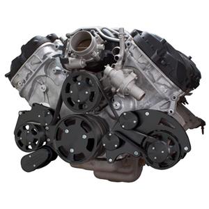 Stealth Black Serpentine System for Ford Coyote 5.0 - Alternator - All Inclusive