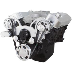 Serpentine System for 396, 427 & 454 - Alternator Only with Electric Water Pump - All Inclusive