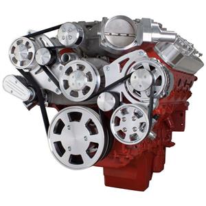 CVF Racing Chevy LSA and LS9 Serpentine Kit - Power Steering & Alternator