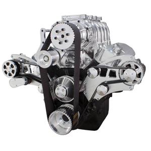 Serpentine System for 396, 427 & 454 Supercharger - AC, Alternator & Root Style Blower