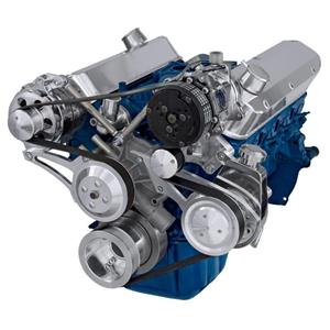 CVF Racing Ford 5.0L & 5.8L Serpentine Conversion Kit - Alternator, Power Steering & A/C