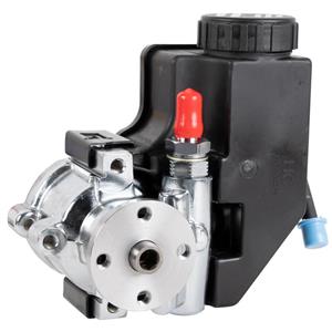 CVF Racing GM Type II Power Steering Pump with Attached Reservoir
