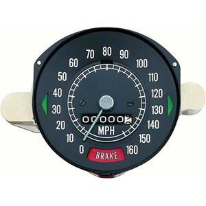 OER 1969 Firebird Speedometer ; 160 MPH ; without Speed Warning 6482799