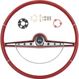 OER 1963 Impala Steering Wheel Kit ; Red *R63002