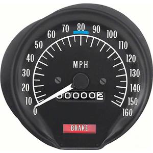 OER 1970-74 Firebird Speedometer ; 160 MPH ; w/o Seat Belt Warning 6492882