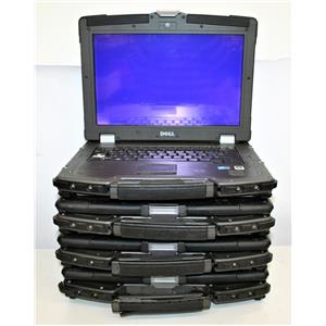 4x Lot 14" Dell Latitude XFR E6400 C2D Workstation LCD ISSUES AS IS PARTS/REPAIR