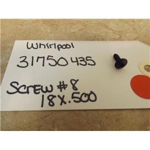 Whirlpool Stove 31750435 Screw 18 x.500 (New)