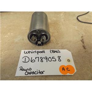 WHIRLPOOL D6789058 Capacitor, Round (NEW)