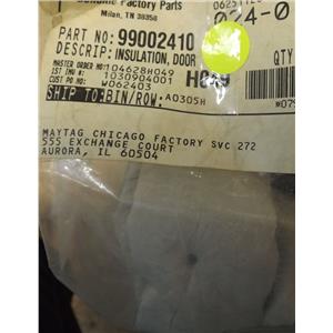 WHIRLPOOL DISHWASHER 99002410 INSULATION DOOR (NEW)
